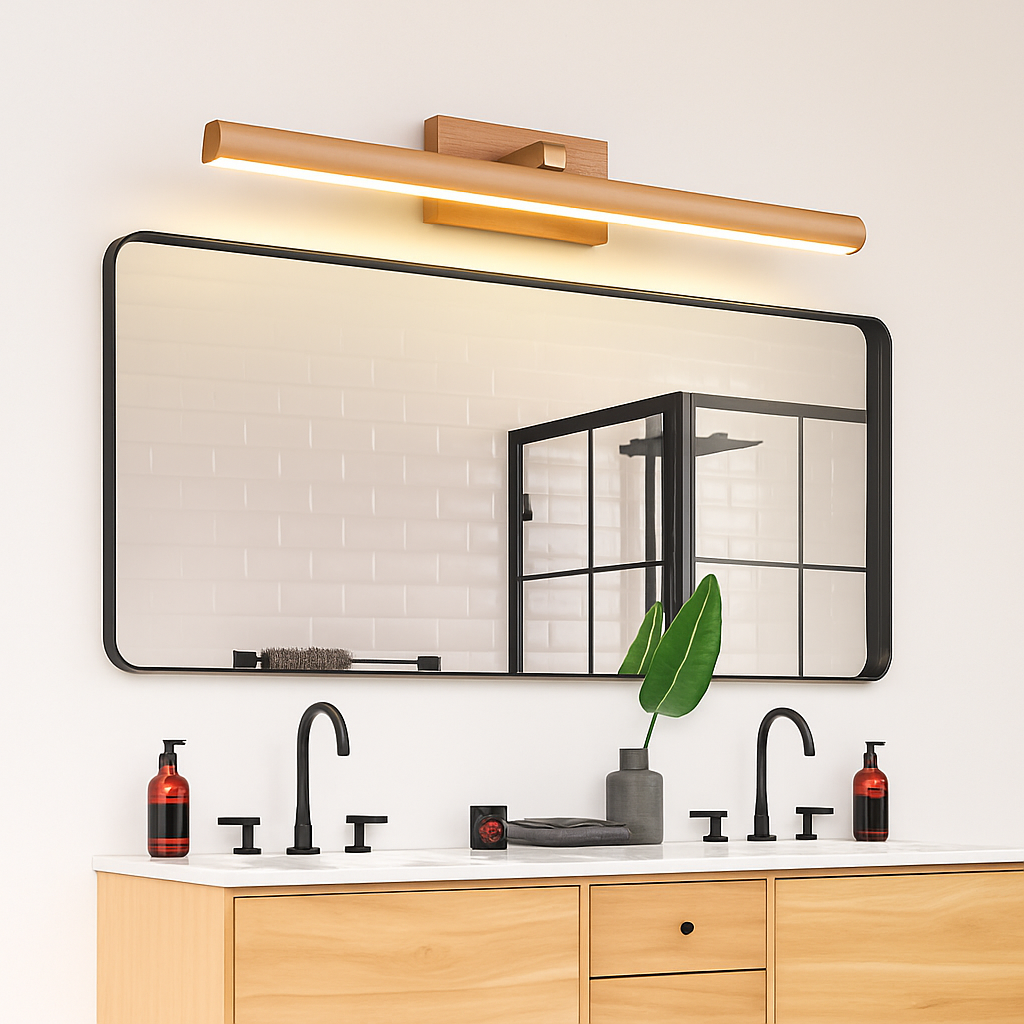 applique murale en bois avec angle réglable créative pour décoration intérieure - vue 3 sur 15
