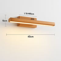 applique murale en bois avec angle réglable créative pour décoration intérieure