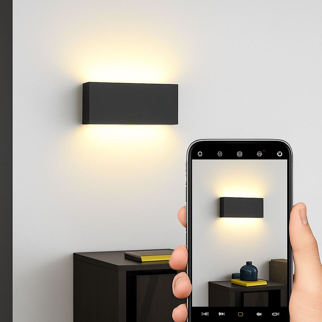 applique murale en brique dorée pour intérieur moderne éclairage led - vue 3 sur 9