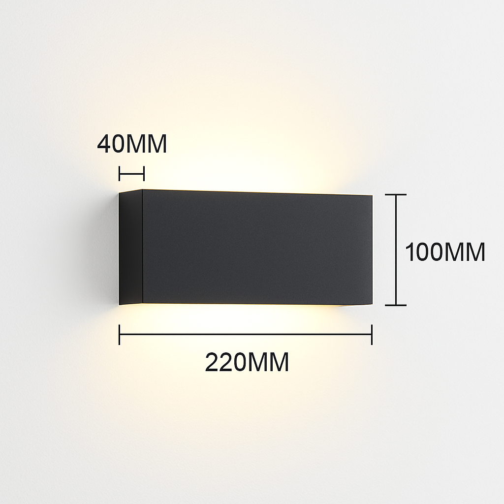 applique murale en brique dorée pour intérieur moderne éclairage led - vue 8 sur 9