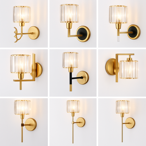 applique murale en cristal moderne pour décoration intérieure élégante - vue 4 sur 14
