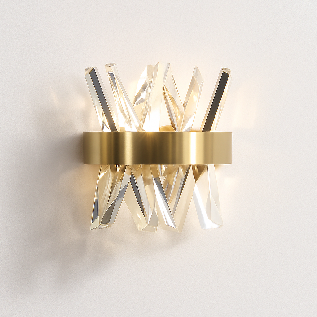 applique murale en cristal moderne pour décoration intérieure élégante - vue 3 sur 10