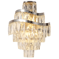 applique murale en cristal moderne pour décoration intérieure élégante