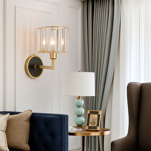 applique murale en cristal moderne pour décoration intérieure élégante - vue 5 sur 14