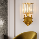 applique murale en cristal moderne pour décoration intérieure élégante