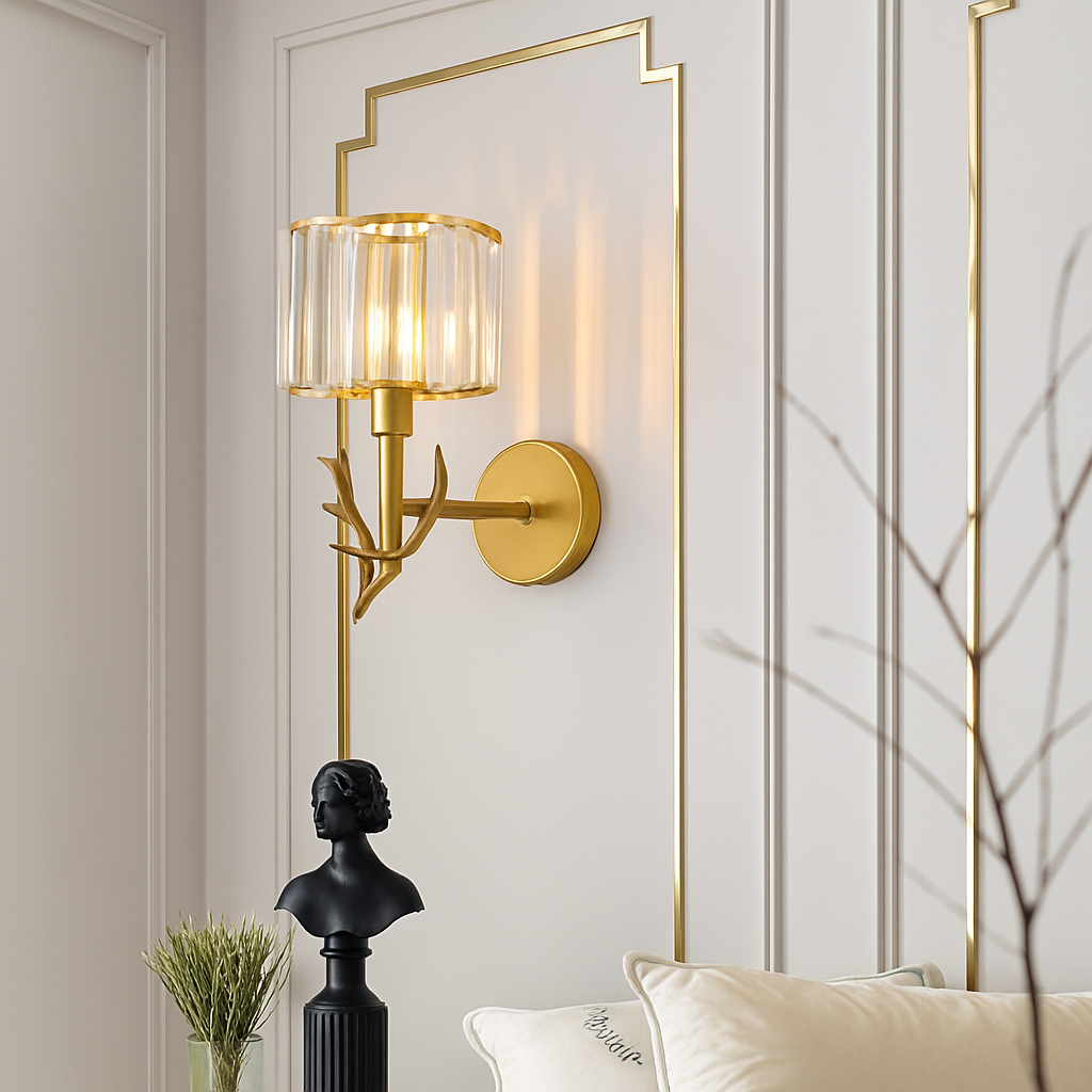 applique murale en cristal moderne pour décoration intérieure élégante - vue 6 sur 14
