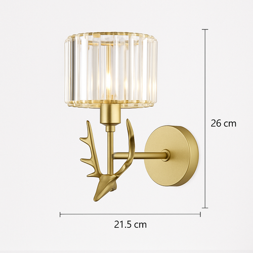 applique murale en cristal moderne pour décoration intérieure élégante - vue 8 sur 14