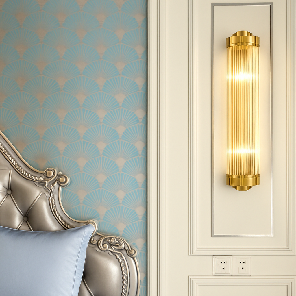 Applique murale en cristal modernes pour salon applique de chevet luminaires Luminaire chambre allée décoration verre or éclairage - vue 6 sur 8