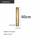 applique murale en cuivre design minimaliste avec lumière en cristal