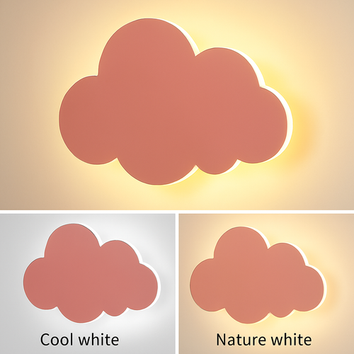 Applique murale en forme de nuage pour chambre de bébé - vue 4 sur 12