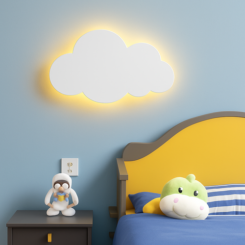 Applique murale en forme de nuage pour chambre de bébé - vue 5 sur 12