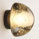 Applique murale extérieur demi-boule de cristal