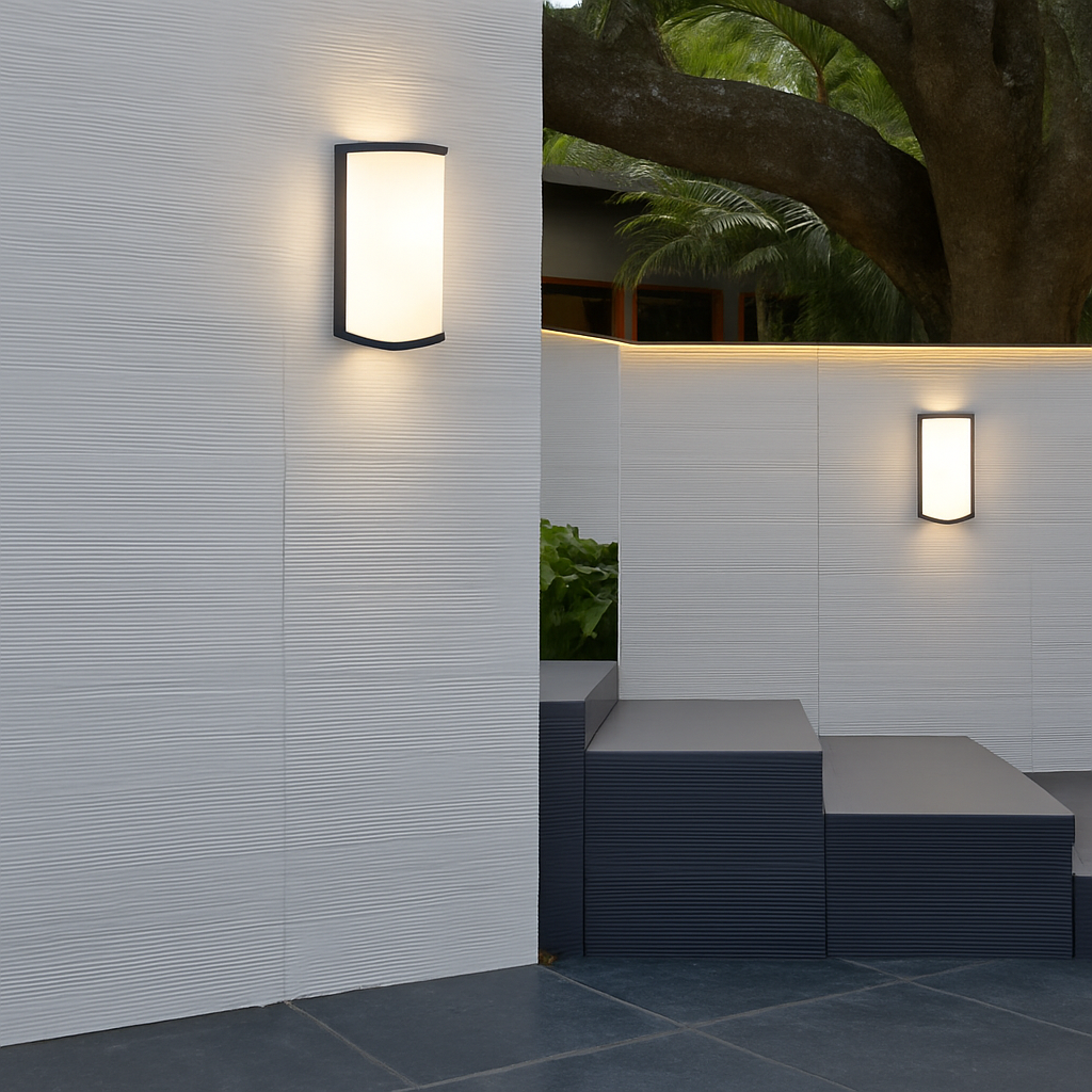 Applique murale extérieure Led moderne étanche IP65 balcon jardin clôture lumières porche extérieur lumière applique murale extérieure 110v 220v - vue 4 sur 7