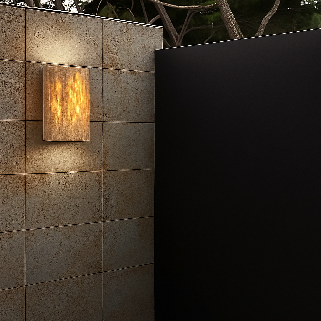 applique murale extérieure led étanche décorative pour jardin - vue 5 sur 10