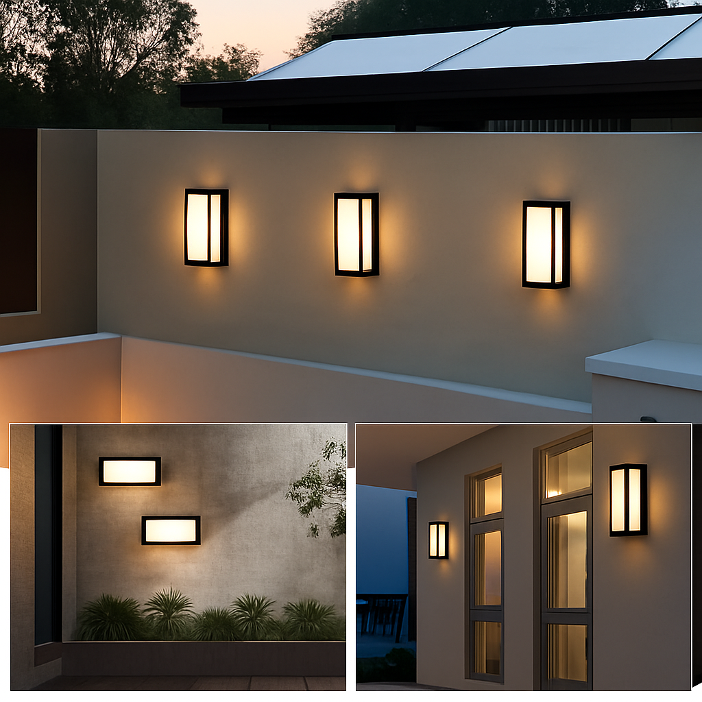 applique murale extérieure led étanche pour éclairage extérieur - vue 3 sur 9