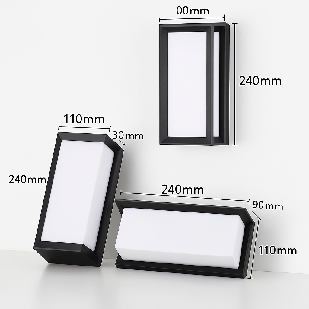 applique murale extérieure led étanche pour éclairage extérieur - vue 5 sur 9