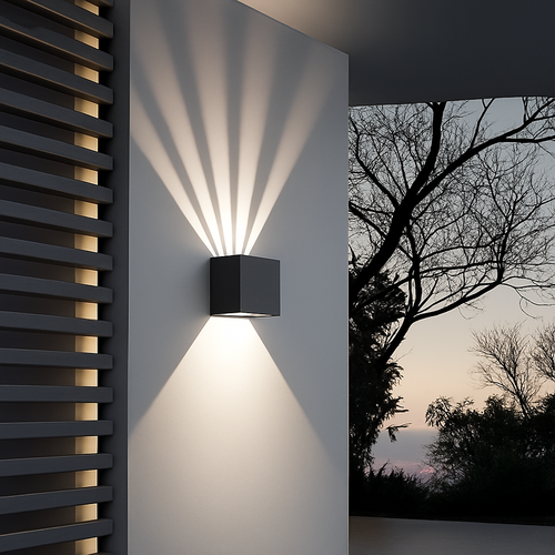 applique murale extérieure étanche angle réglable pour jardin et terrasse - vue 6 sur 5