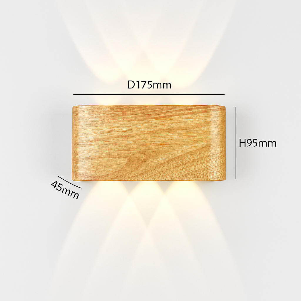 applique murale extérieure étanche moderne et créative à led - vue 8 sur 13