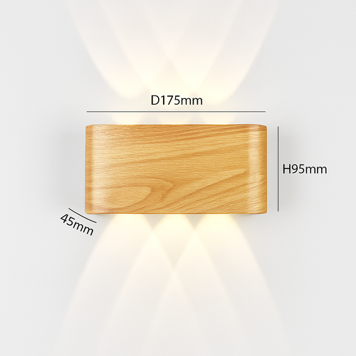 applique murale extérieure étanche moderne et créative à led - vue 9 sur 13