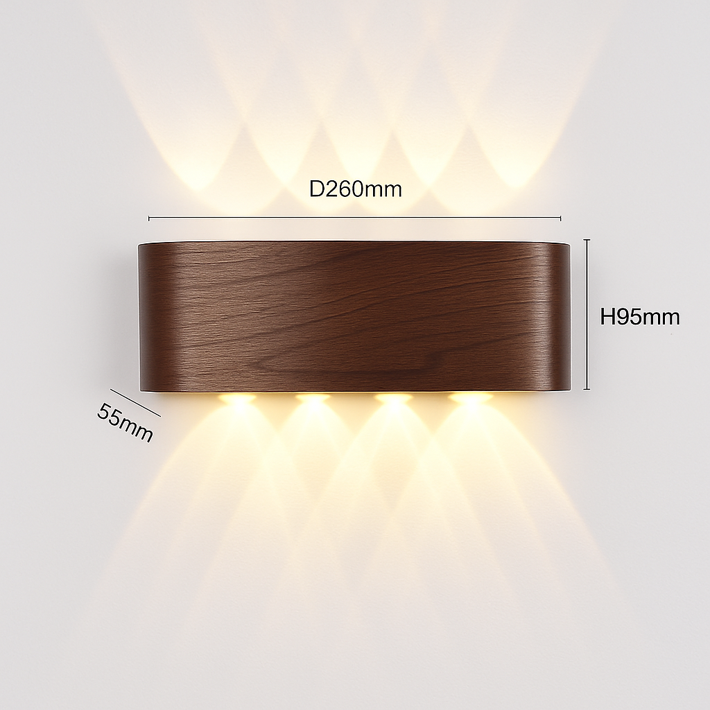 applique murale extérieure étanche moderne et créative à led - vue 10 sur 13