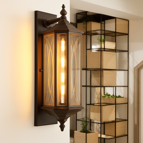Applique murale Extérieure Étanche Style Chinois - vue 5 sur 11