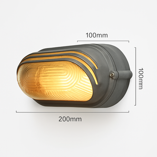 applique murale industrielle rétro étanche pour extérieur led - vue 8 sur 14