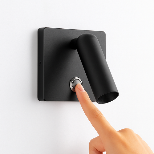 applique murale intégrée led à intensité variable avec interrupteur - vue 2 sur 10