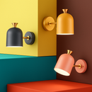 Applique murale LED abat-jour arrondi orientable de couleur Deco