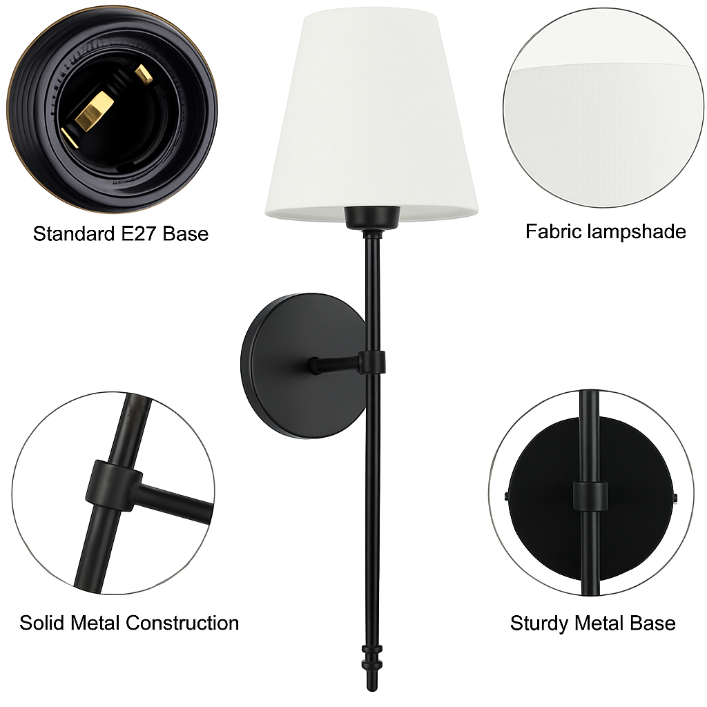 Applique murale Led américaine moderne - vue 10 sur 10
