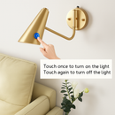 Applique murale LED avec interrupteur à capteur tactile