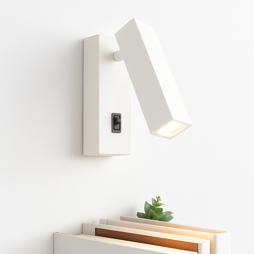 applique murale à led avec interrupteur et port usb rotative 350 degrés - vue 2 sur 19