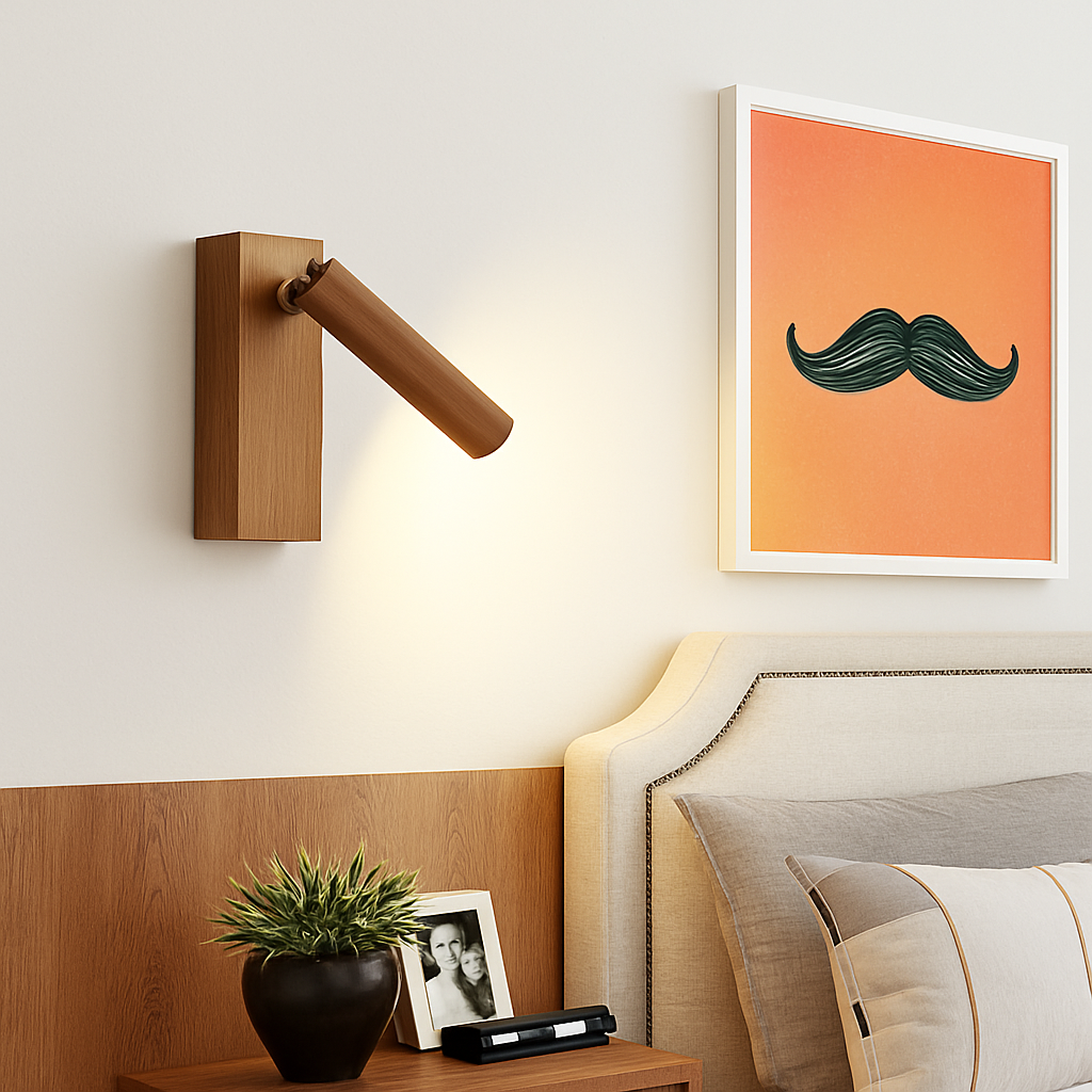 applique murale à led avec interrupteur et port usb rotative 350 degrés - vue 3 sur 19
