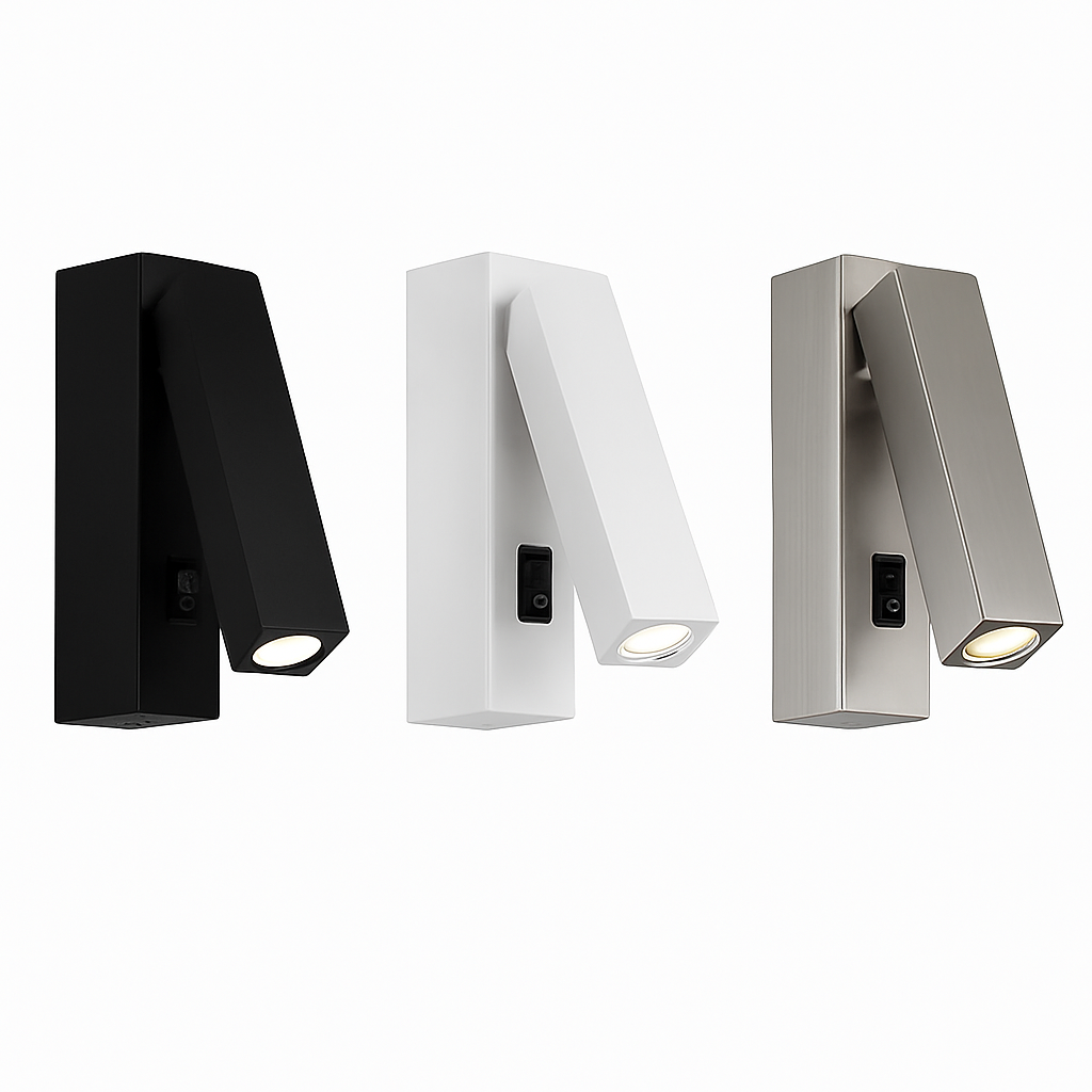 applique murale à led avec interrupteur et port usb rotative 350 degrés - vue 4 sur 19