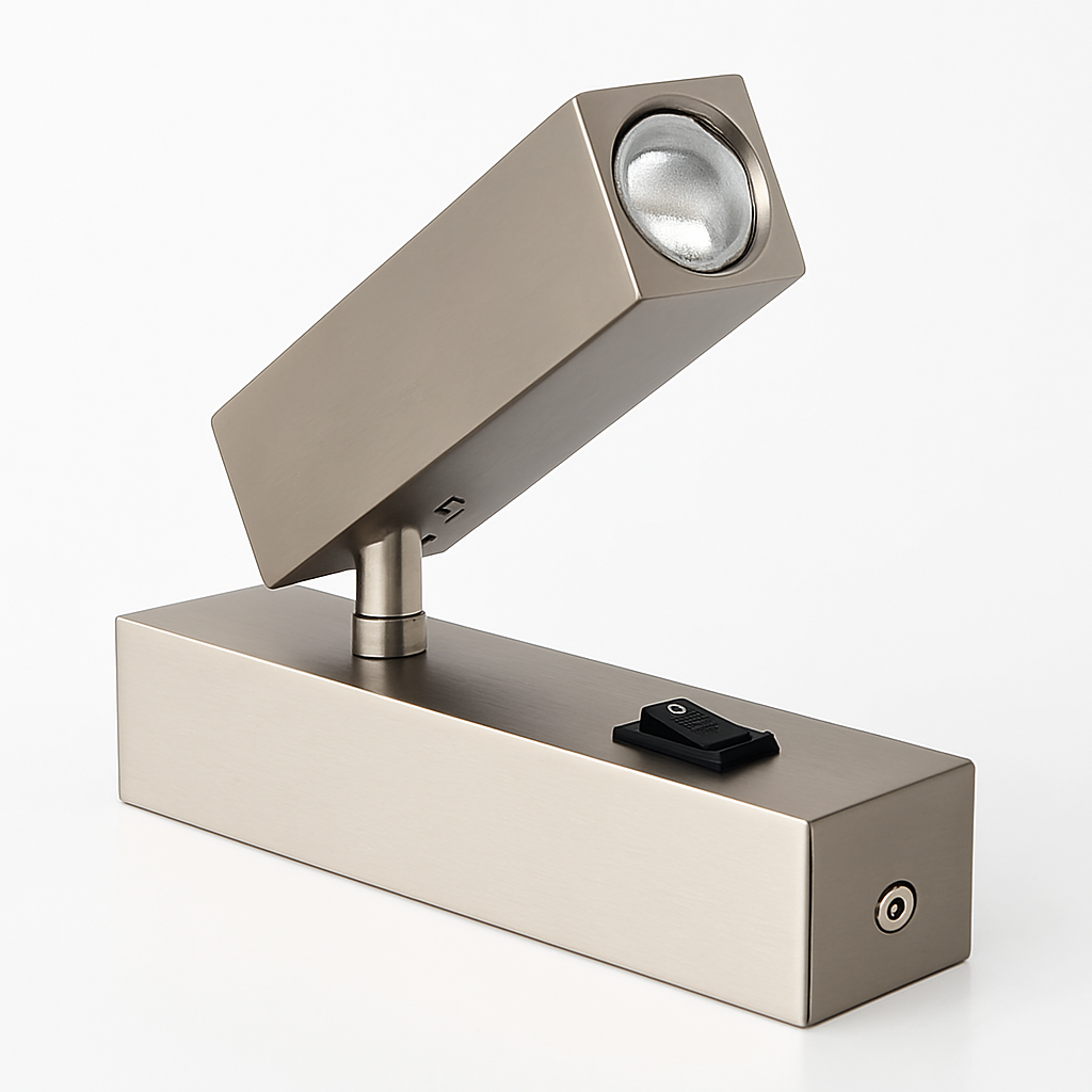 applique murale à led avec interrupteur et port usb rotative 350 degrés - vue 10 sur 19