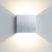 applique murale led carrées en aluminium pour décoration murale