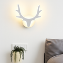 Applique murale LED créative en forme de cerf
