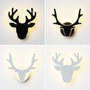 Applique murale LED créative en forme de cerf