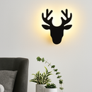 Applique murale LED créative en forme de cerf