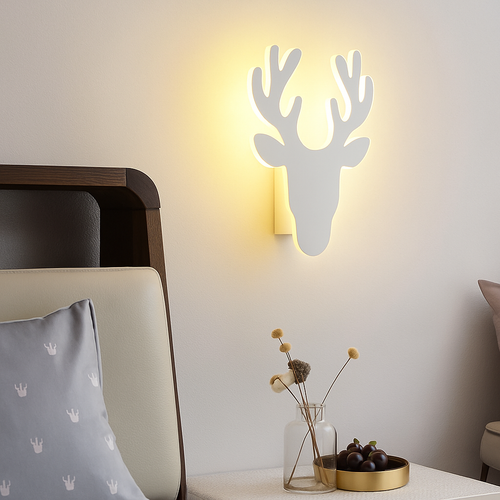 Applique murale LED créative en forme de cerf - vue 8 sur 10