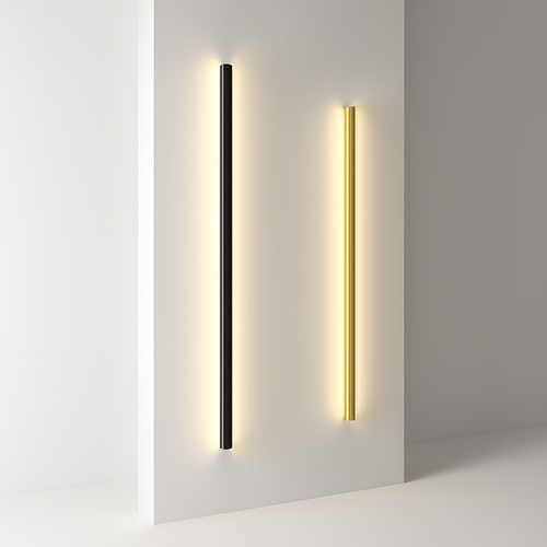 applique murale led cuboïde en aluminium avec télécommande et gradation