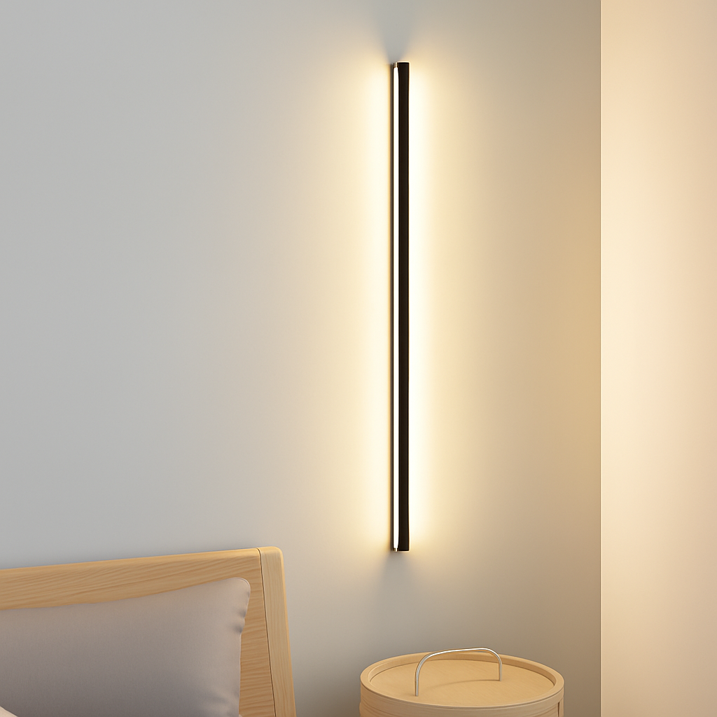 applique murale led cuboïde en aluminium avec télécommande et gradation - vue 6 sur 22