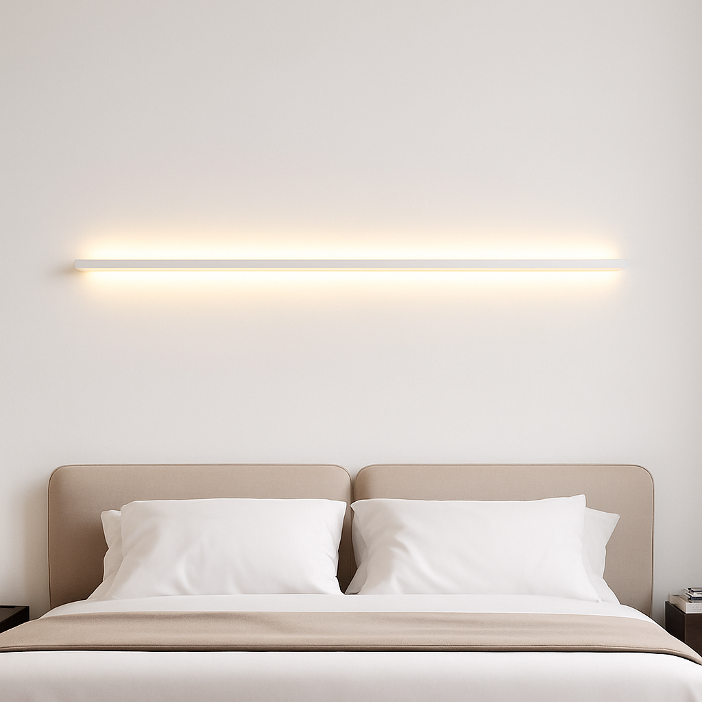 applique murale led cuboïde minimaliste en aluminium avec télécommande gradable - vue 4 sur 22