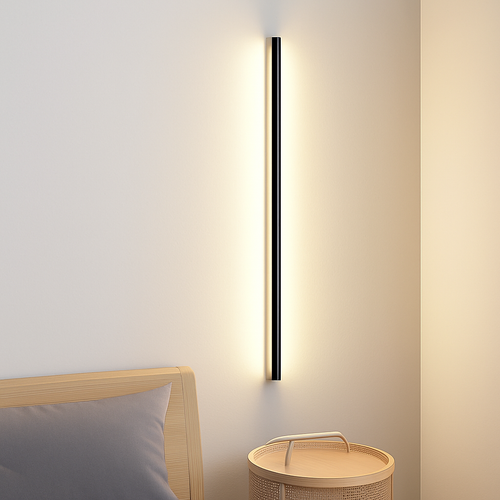 applique murale led cuboïde minimaliste en aluminium avec télécommande gradable - vue 7 sur 22