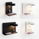 applique murale led décorative avec interrupteur et usb