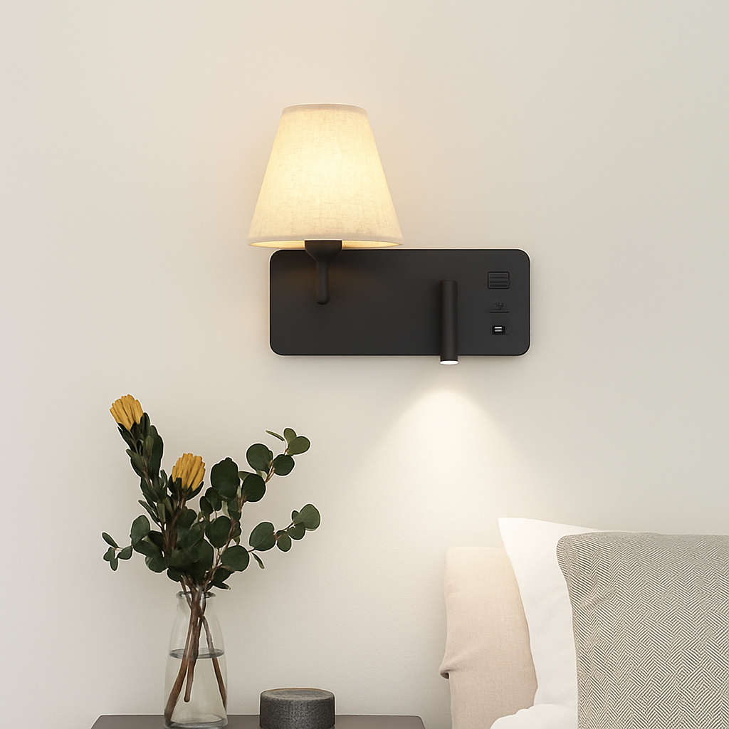 Applique murale LED d'intérieur moderne USB - vue 3 sur 10