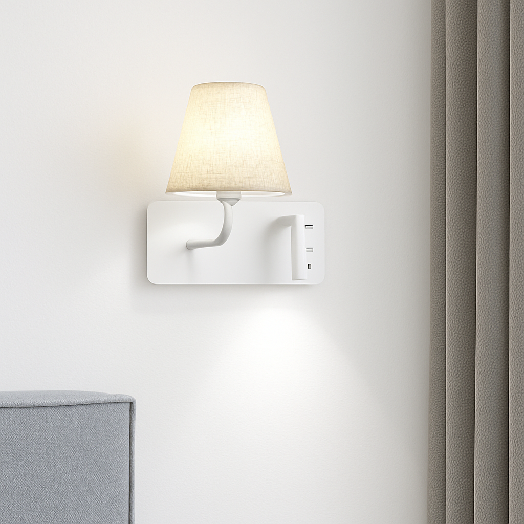 Applique murale LED d'intérieur moderne USB - vue 4 sur 10
