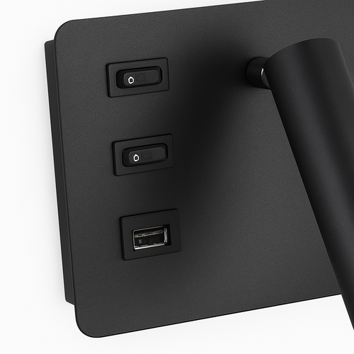 Applique murale LED d'intérieur moderne USB - vue 6 sur 10
