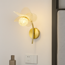 applique murale led de luxe en forme de fleur décorative