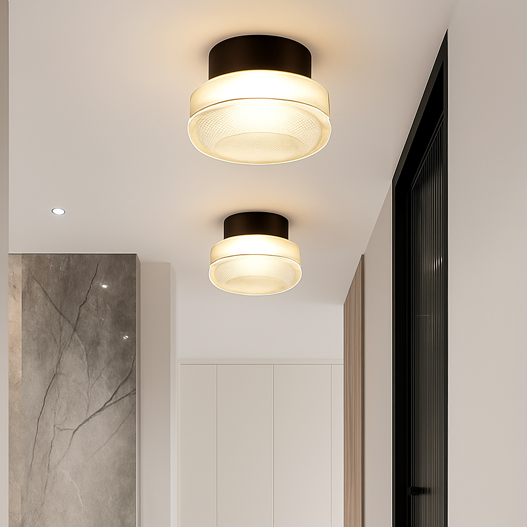 applique murale led de luxe moderne luminaire décoratif rond doré - vue 5 sur 8