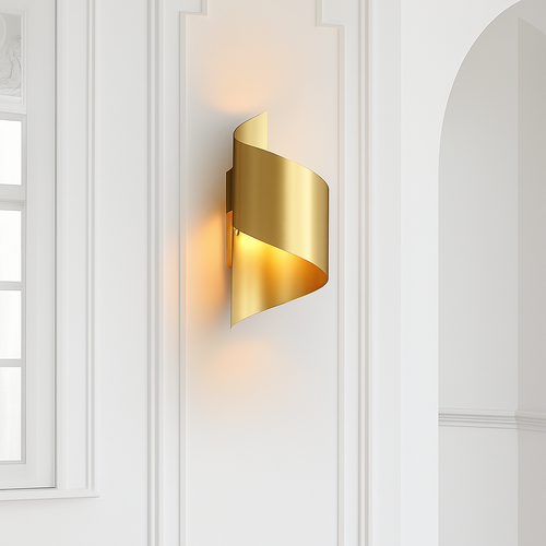 Applique murale LED design dorée moderne - vue 5 sur 7